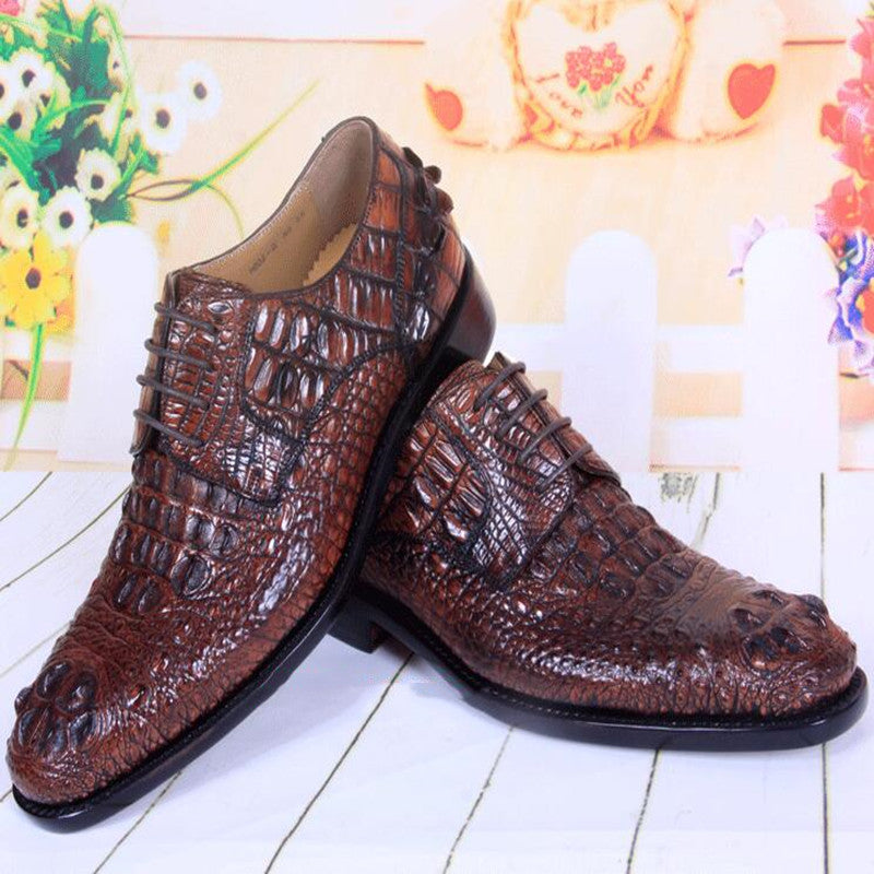 Shining Men's Dress Fashion Korean Leather Shoes 