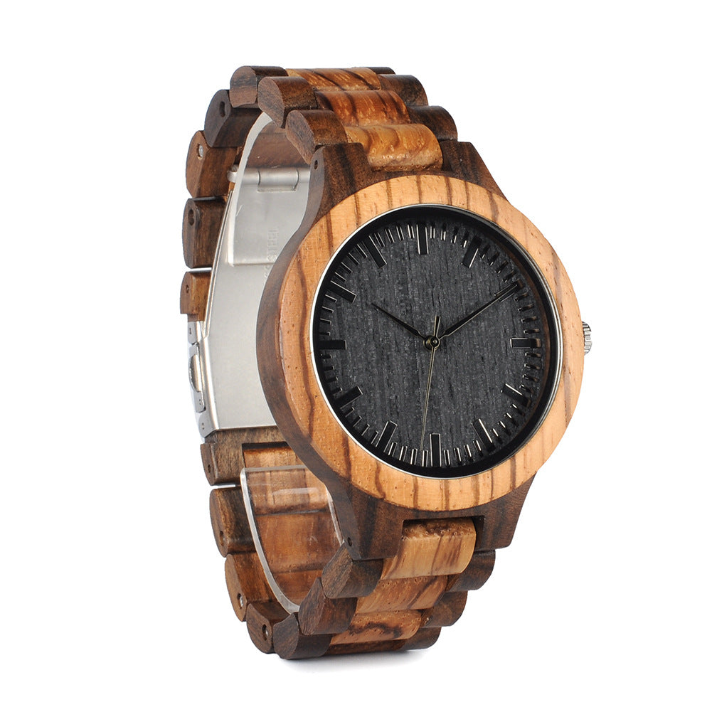 Inter-Wood Quartz Watch Men's Wood Watch