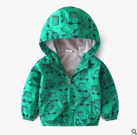 Boy jacket casual hooded jacket