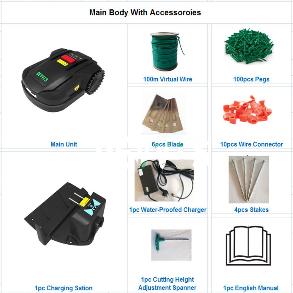 Economic Version Of Intelligent Automatic Lawn Mowing Robot