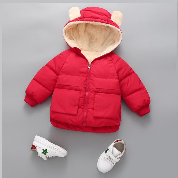 Fashion Children's Thick Hooded Winter Padded Jacket