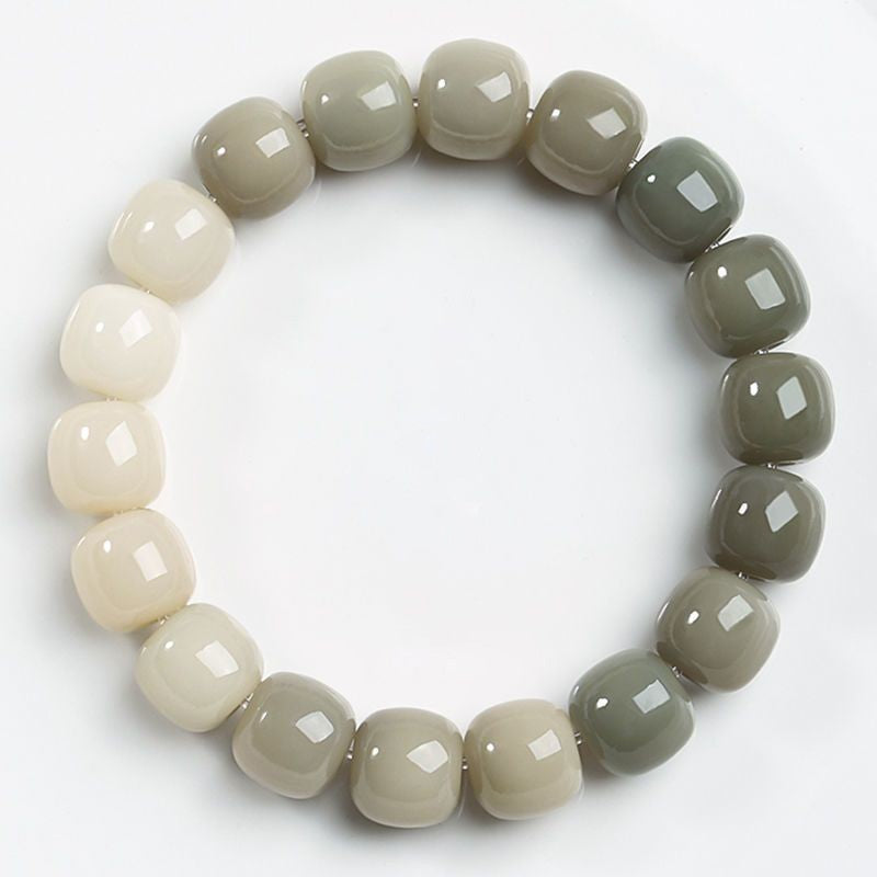 Gradient Bodhi Root Manju Buddha Beads Bracelet