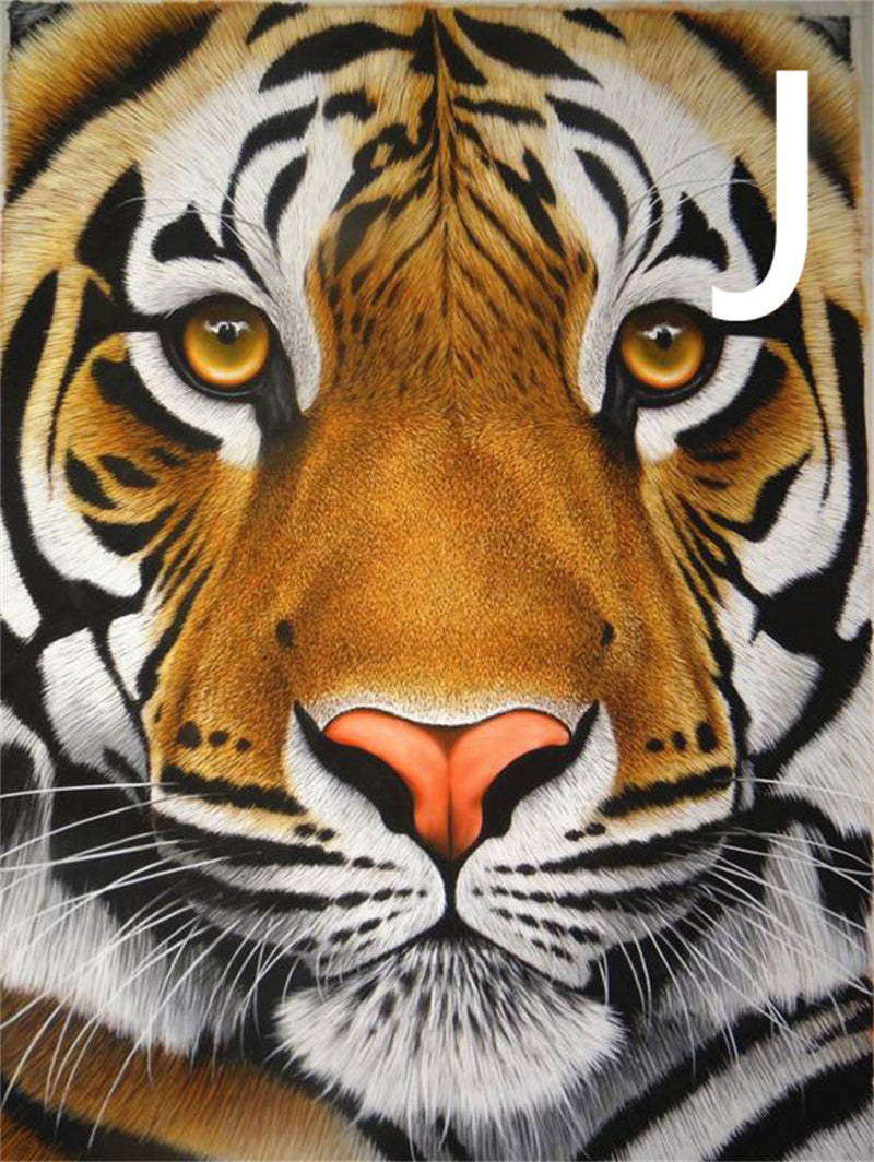 5D DIY Diamond Painting Tiger Square Round Embroidery