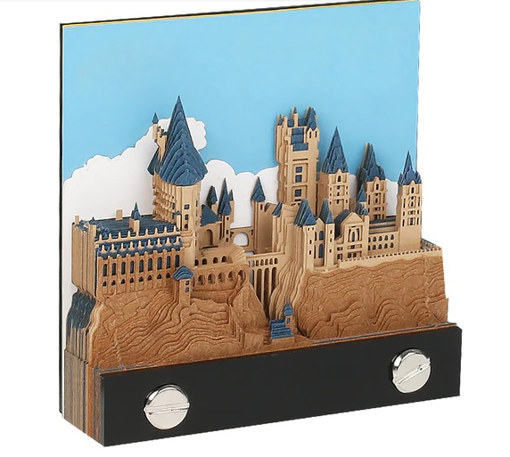 3D Paper Sculpture Model Of Castle 