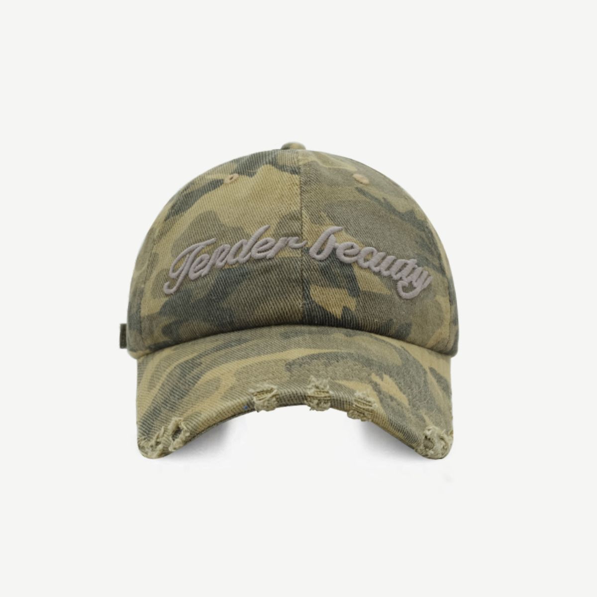 Letter Graphic Camouflage Cotton Hat - Babbazon New Products