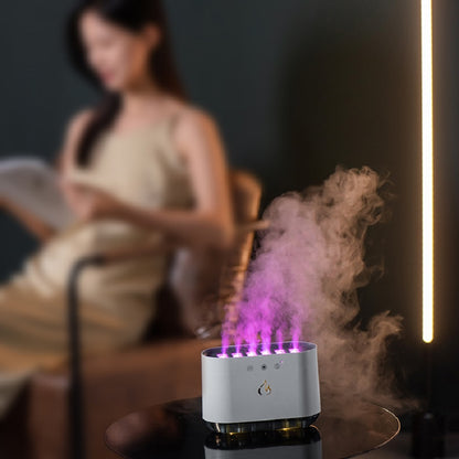 1 Pc New Dynamic Pickup Humidifier Large-capacity Household Humidifier Large Fog Volume Colorful Atmosphere Lamp Aromatherapy Machine