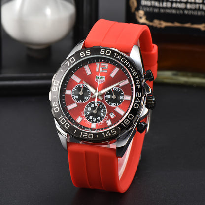 Timing Waterproof Sports Men's Watches Silicone Wrist Watch