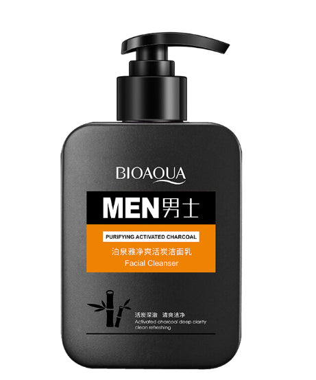 Poquan Ya Cool Cool Charcoal Men'S Cleanser, Oil Control Cleanser, Deep Cleansing, Men'S Cleanser, Skin Care