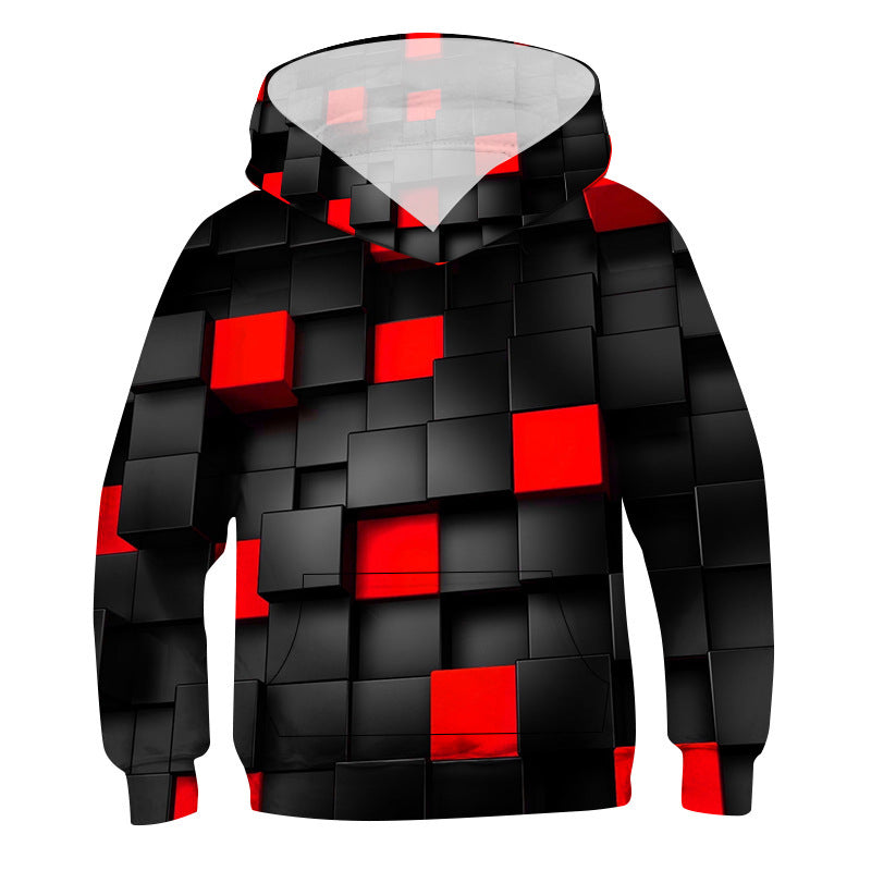 3d Vision Digital Printing Children's Hoodie