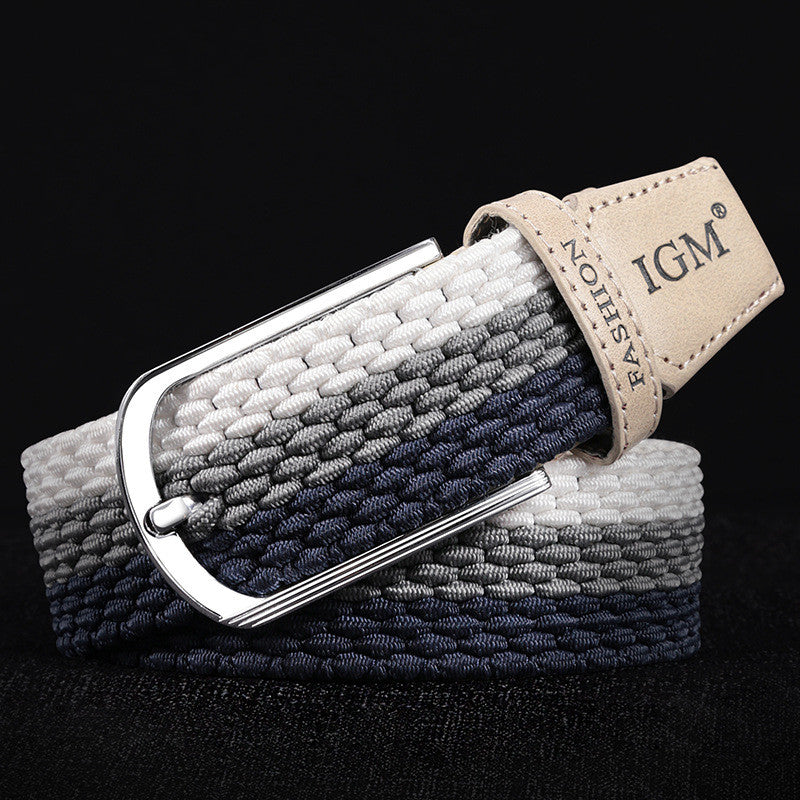 Winter Tide Breathable Strong Stretch Canvas Woven Belt 