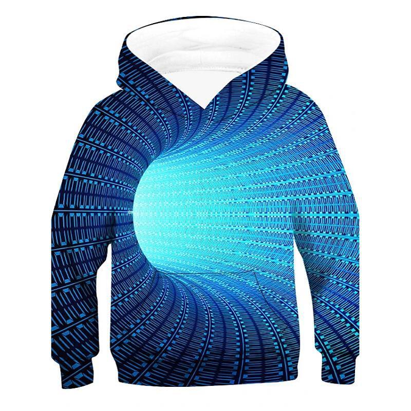 3d Vision Digital Printing Children's Hoodie