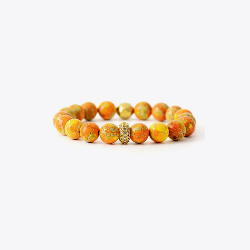 Natural Stone Beaded Bracelet 