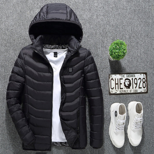 New Heated Jacket Coat USB Electric Jacket Cotton Coat Heater Thermal Clothing 