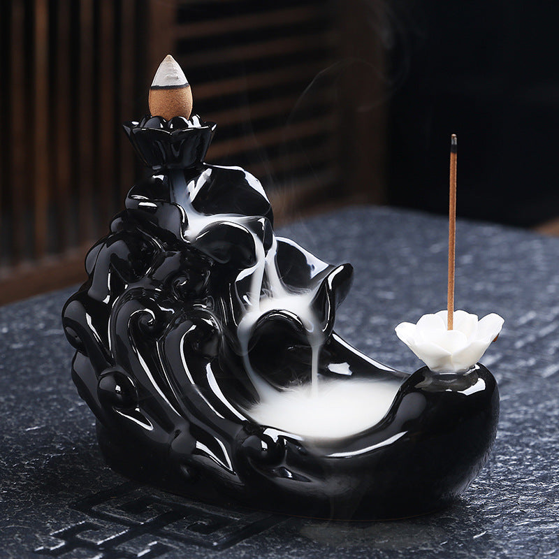 Creative Ceramic Backflow Incense Burner Ornaments