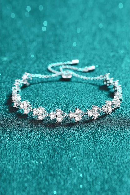 Adjustable Moissanite Bracelet 