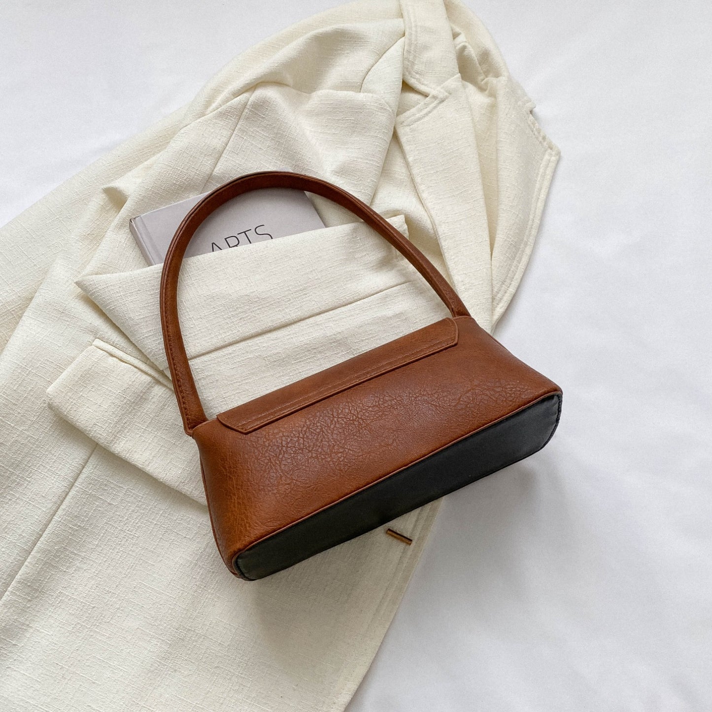 PU Leather Shoulder Bag 