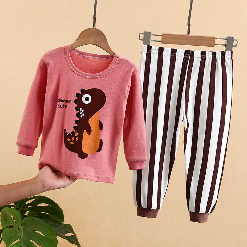 CUHK Children's Underwear Set Printed Homewear Pajamas