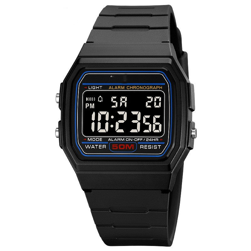 Multifunctional Waterproof Fashion Sports Electronic Watch