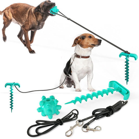 Tie dog leash dog toy 