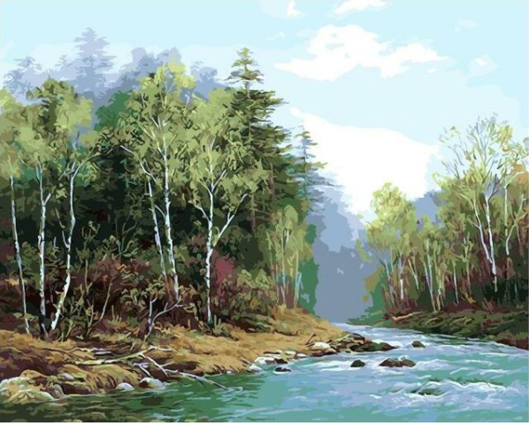 Forest Serenity Painting By Numbers Kit