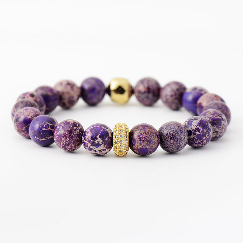 Natural Stone Beaded Bracelet 