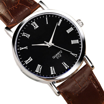 Men's Fashion Casual Simple Belt Quartz Watch