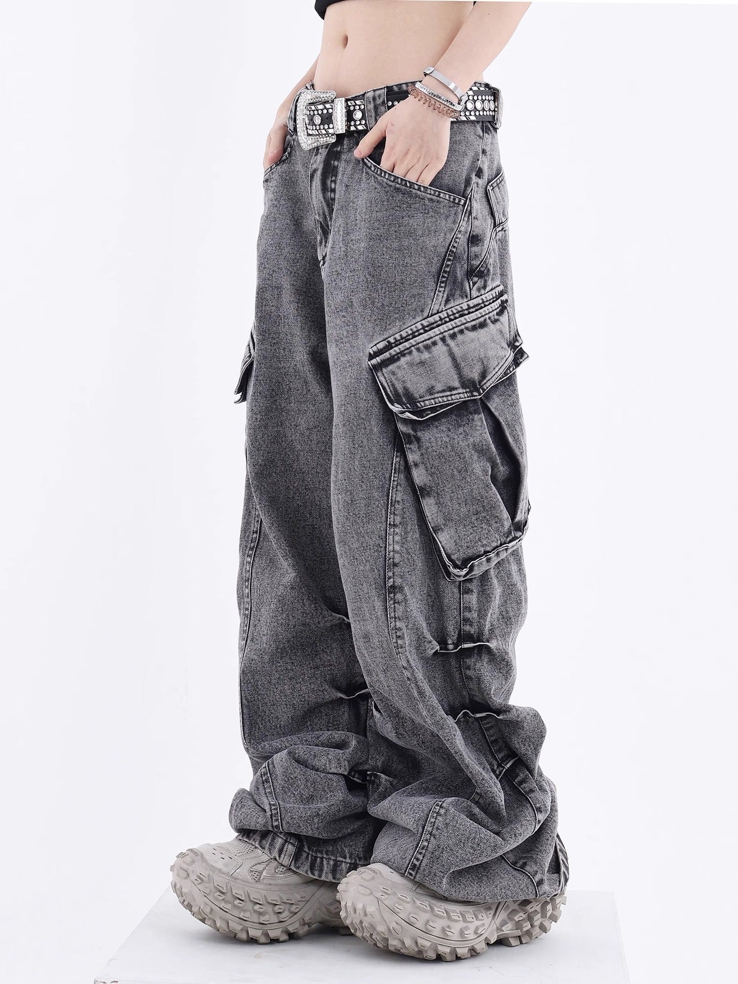 Men's Wide Leg Straight Jeans