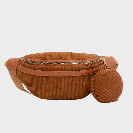 Small Corduroy Sling Bag 