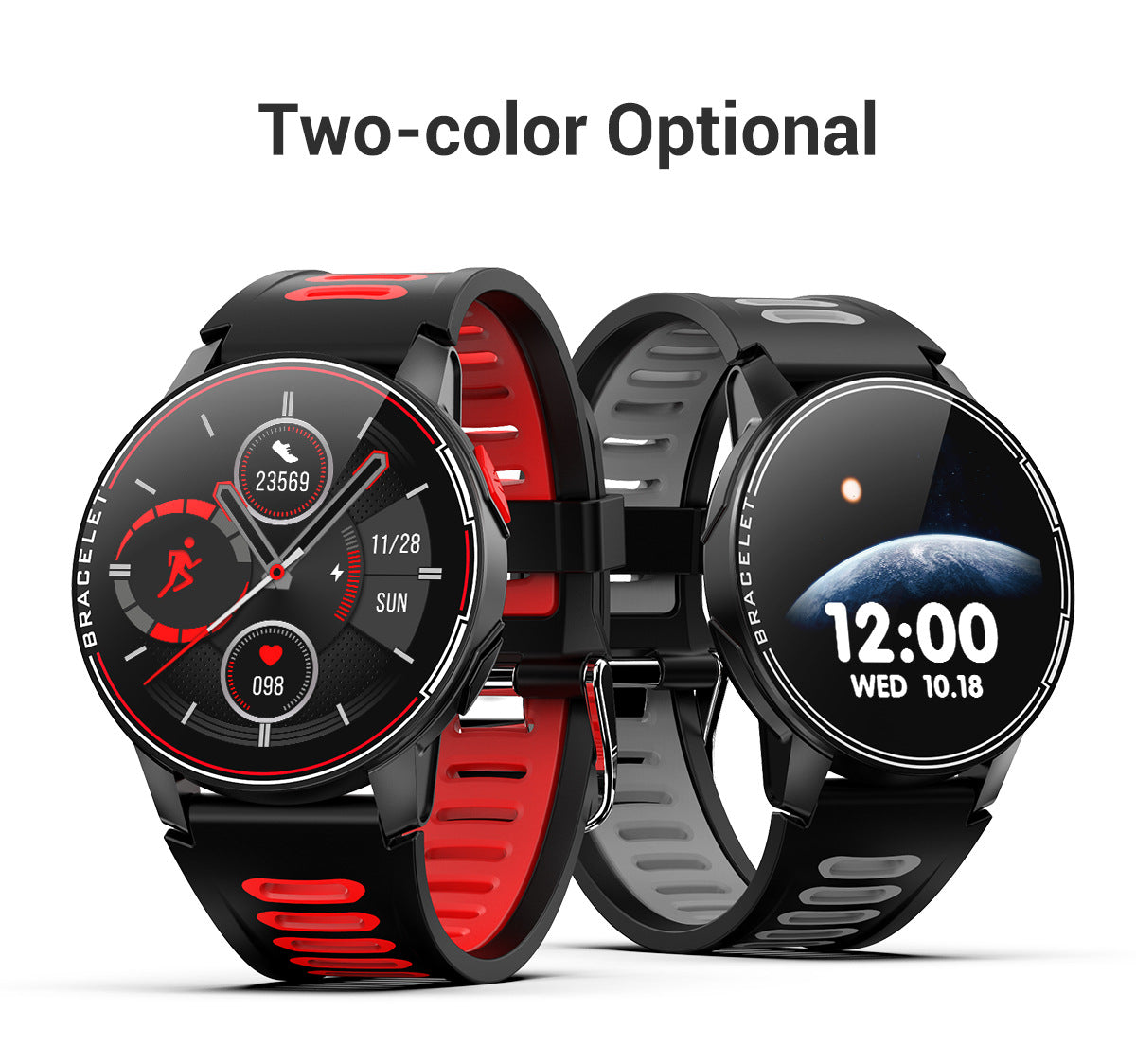 Full touch screen sports smart watch