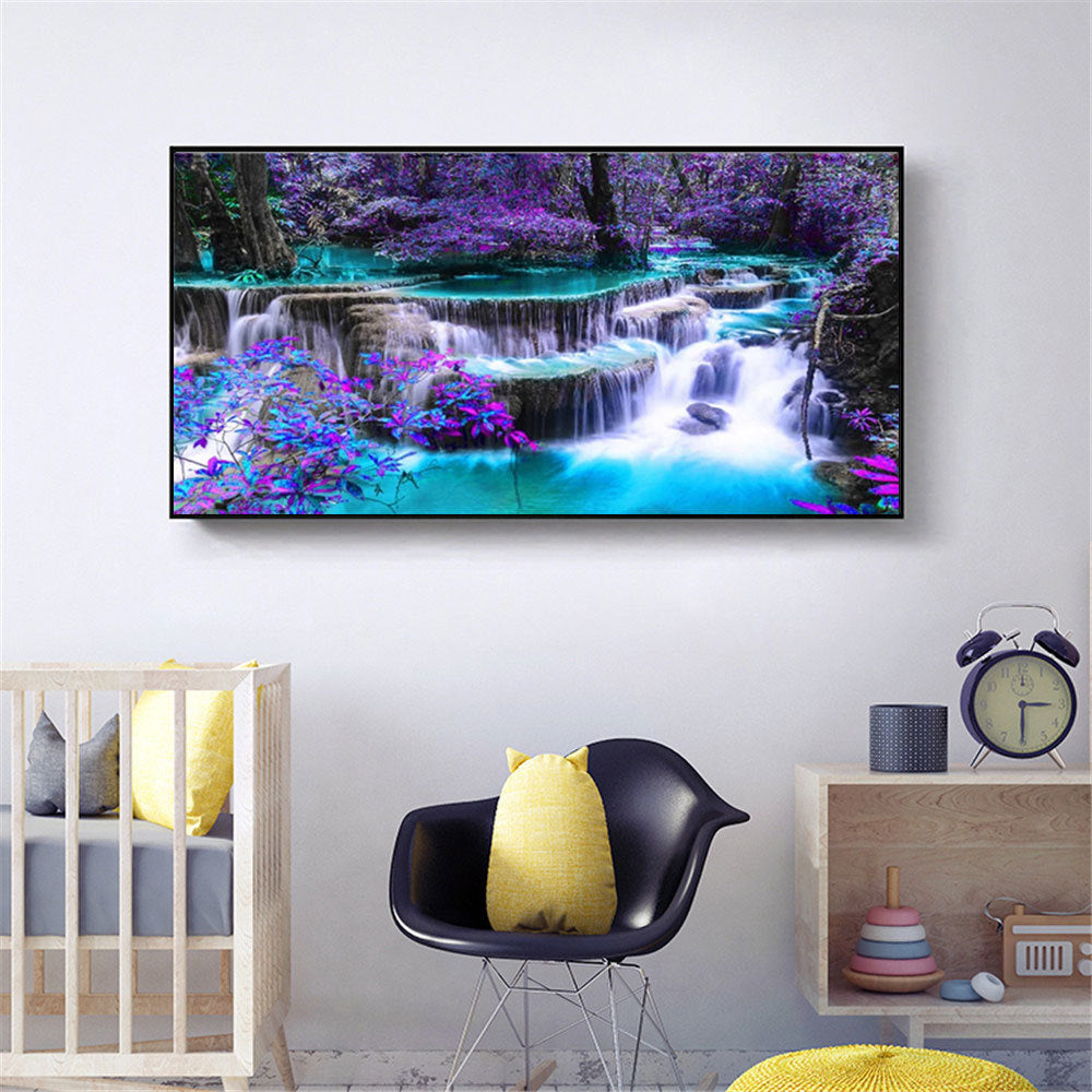 Home Diamond Painting Waterfall Mosaic Cross Stitch