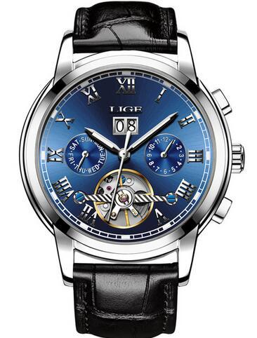 Tourbillon mechanical men's watch