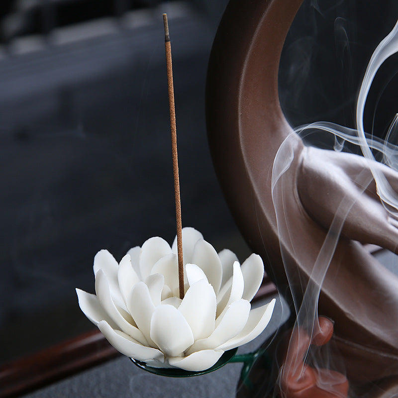 Zen bergamot sandalwood incense burner