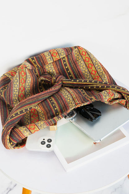 Large Canvas Crossbody Bag 