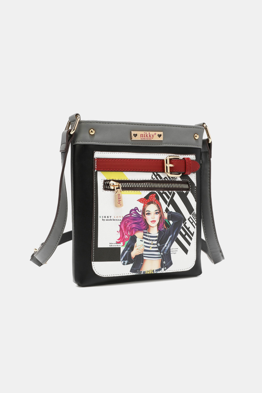 Nicole Lee USA Nikky Crossbody Bag 