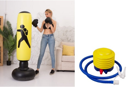 Boxing Punching Bag Inflatable Free-Stand Tumbler Sandbag