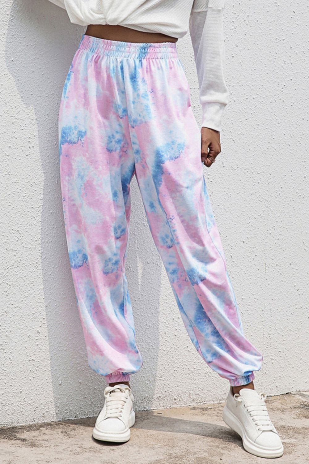 Tie-Dye Joggers with Pockets 