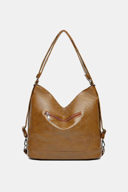 PU Leather Shoulder Bag 