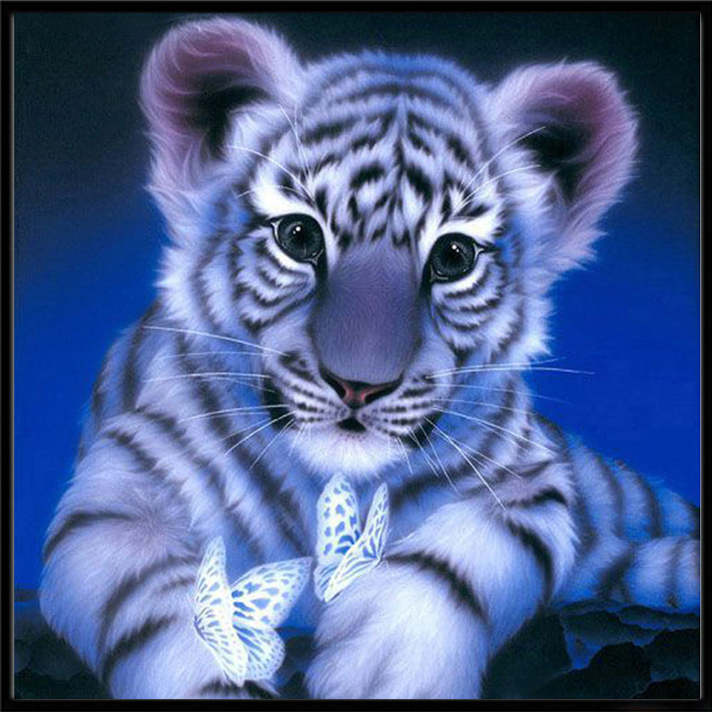 5D Diamond Painting Animal Tiger Cat Embroidery Cross