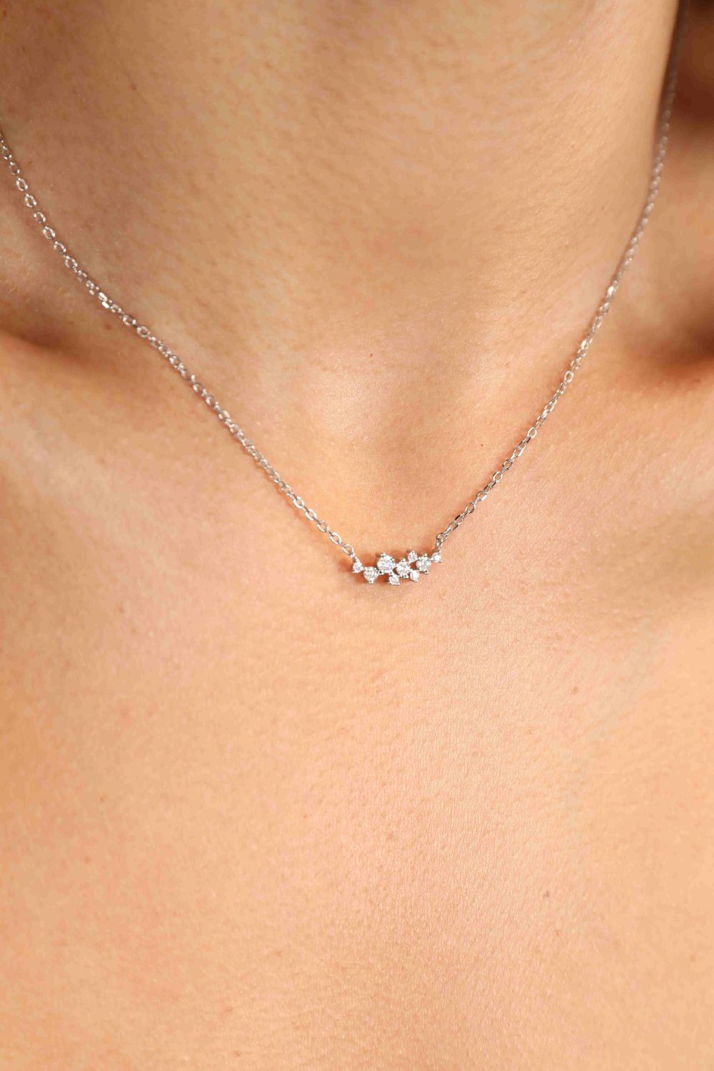 Adored Get A Move On Moissanite Pendant Chain Necklace 