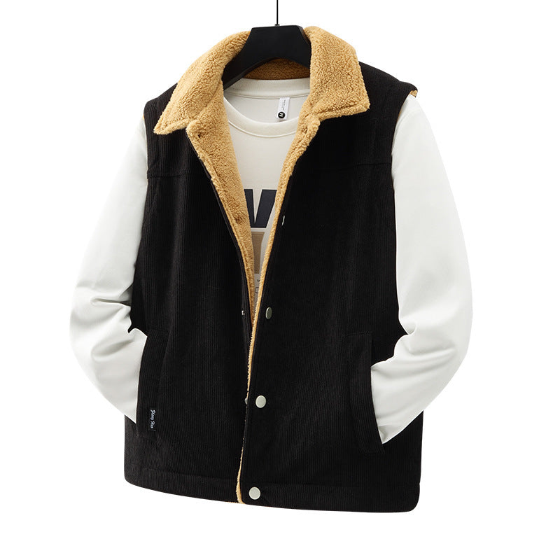 Men's Lamp Wick Cashmere Warm Jacket 