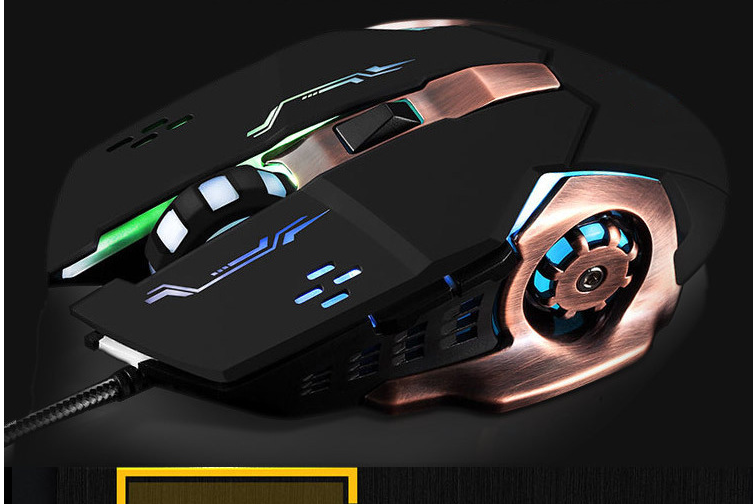 Mechanical Wired Gaming Luminous USB Gaming Mouse