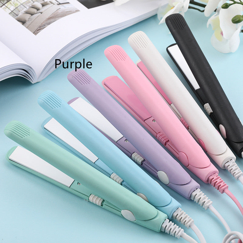 Hair Curler And Straightener Dual-use Ceramic Hair Perm Electric Hair Straightener 