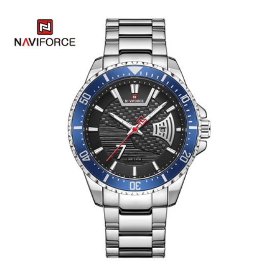 NAVIFORCE Casual quartz watch men's belt waterproof watch