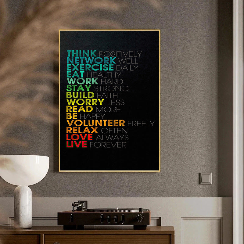 Famous Sayings And Inspirational English Wall Paintings