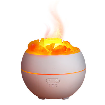 Salt Stone Simulation Flame Aromatherapy Machine