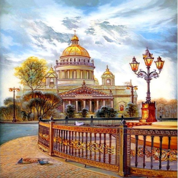 XXL - 5D Diamond Painting - Cathedral Scenic