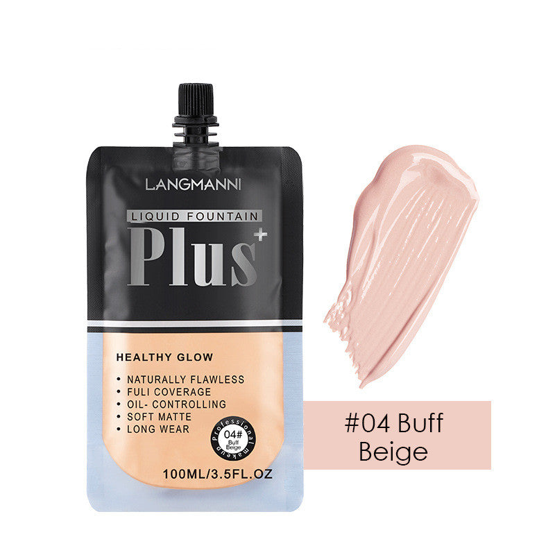 Bag Liquid Foundation Oil Control Long-lasting Concealer And Brightening