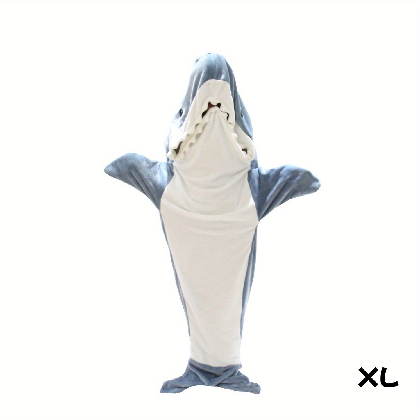 Shark Onesie Blanket For Adults, Shark Blanket Hoodie, Shark Blanket Super Soft Cozy Flannel, Boys Girls Cosplay Costume Sleeping Bag For Night