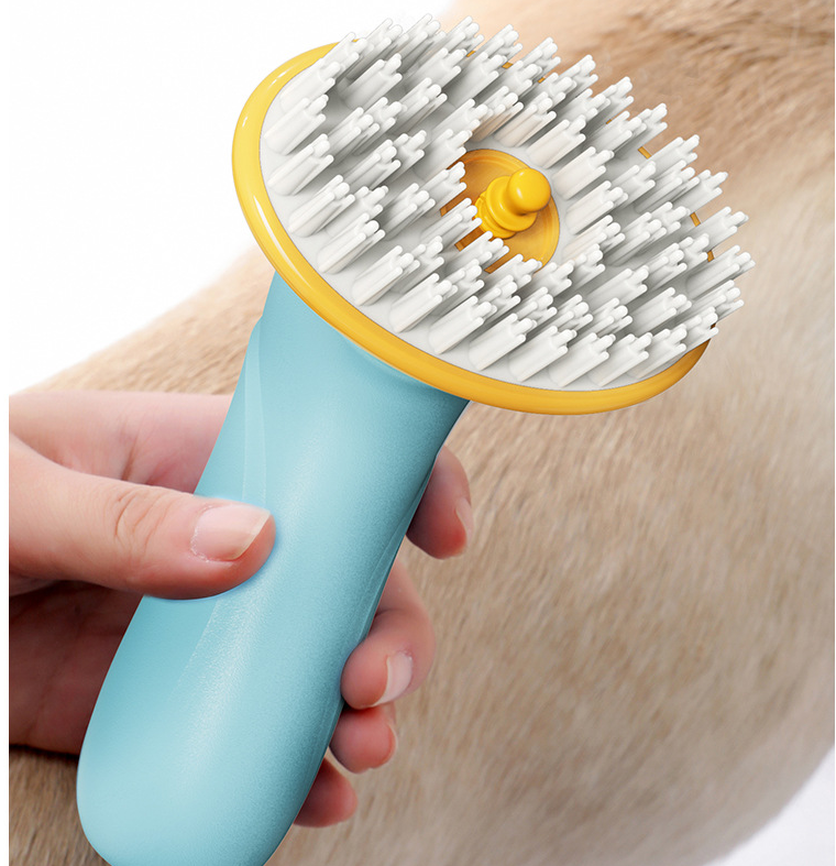 New Hand-held Pet Bath Brush Bath Brush Cleaning Pet Shower Hair Grooming Cmob Dog Cleaning Tool Pet Supplies 