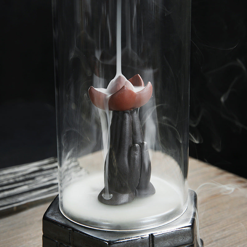 Backflow incense burner